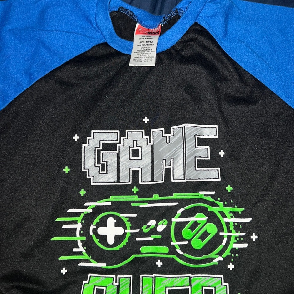 Big Boy’s Pajama Gamer Top